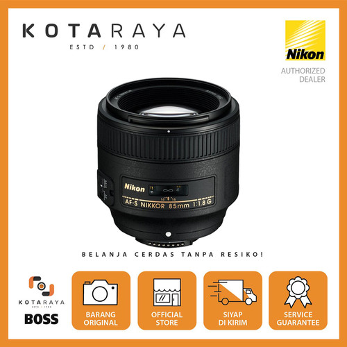 Nikon Lens AF-S 85mm F/1.8G NIKKOR GARANSI RESMI