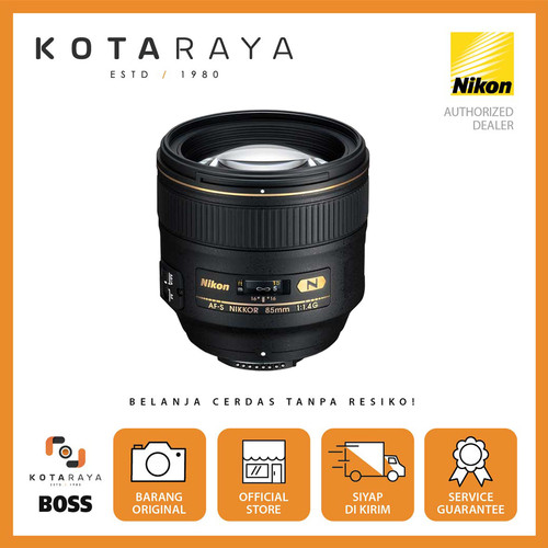 Nikon Lens AF-S 85mm F/1.4 G NANO NIKKOR GARANSI RESMI