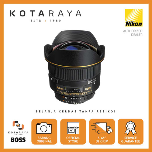 Nikon Lens AF 14mm F/2.8D ED NIKKOR GARANSI RESMI