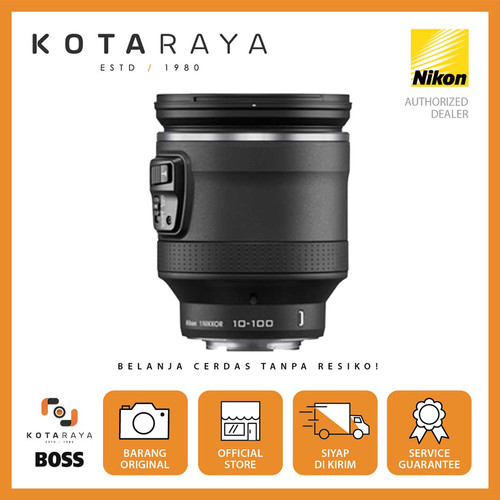 Nikon 1 Nikkor Lens VR 10-100mm F/4.5-5.6 PD ZOOM - GARANSI RESMI