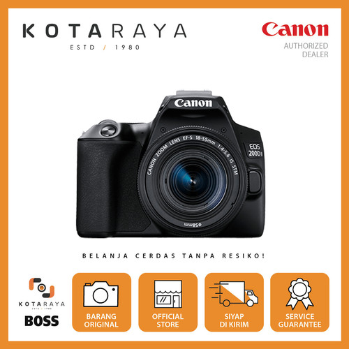 Canon EOS 200D Mark II Kit 18-55mm DSLR CAMERA GARANSI RESMI