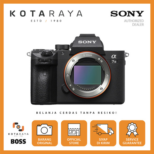 Sony Alpha A7 III BO / A7 Mark III BO / a7 iii BODY ONLY GARANSI RESMI