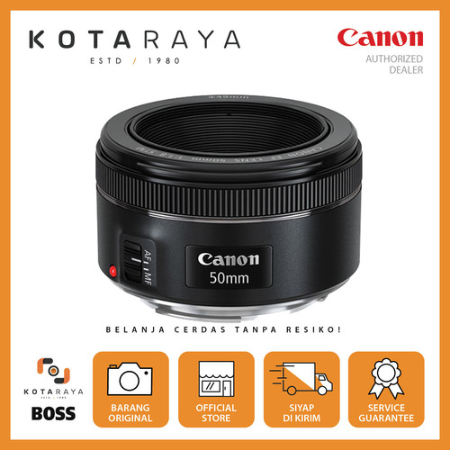 Canon Lens EF 50mm F/1.8 STM GARANSI RESMI