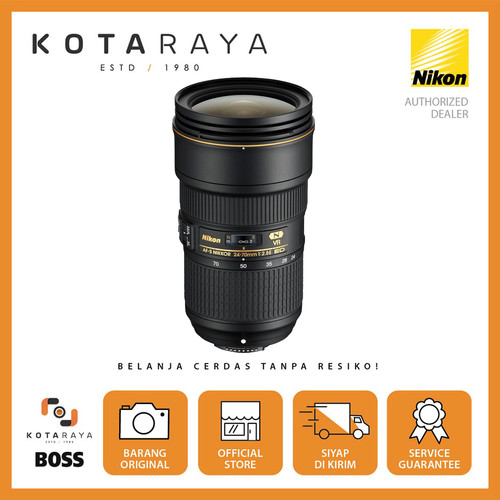 Nikon Lens AF-S 24-70mm f/2.8E ED VR GARANSI RESMI