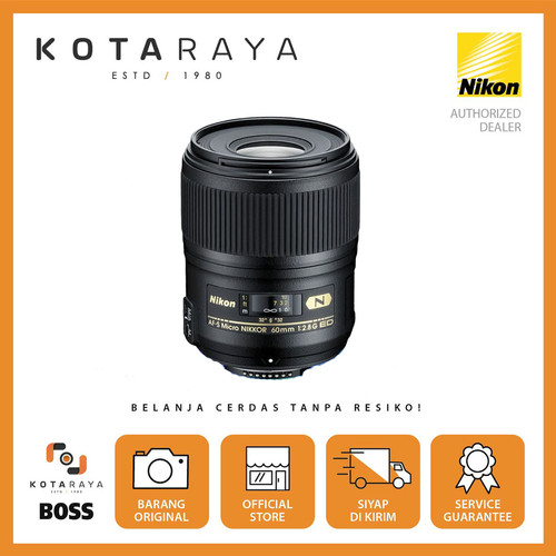 Nikon Lens Micro AF-S 60mm f/2.8G ED GARANSI RESMI