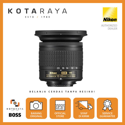 Nikon Lens AF-P DX 10-20mm f/4.5-5.6G VR GARANSI RESMI