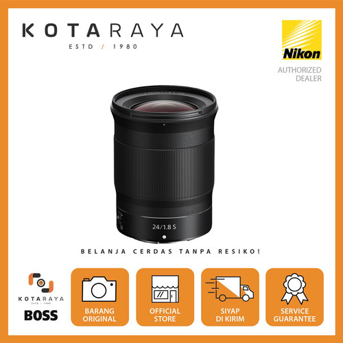 Lensa Nikon NIKKOR Z 24mm f/1.8 S GARANSI RESMI