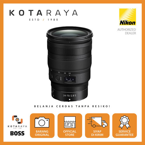 Lensa Nikon NIKKOR Z 24-70mm f/2.8 S GARANSI RESMI