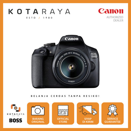 Canon EOS 1500D Kit 18-55mm DSLR Kamera GARANSI RESMI