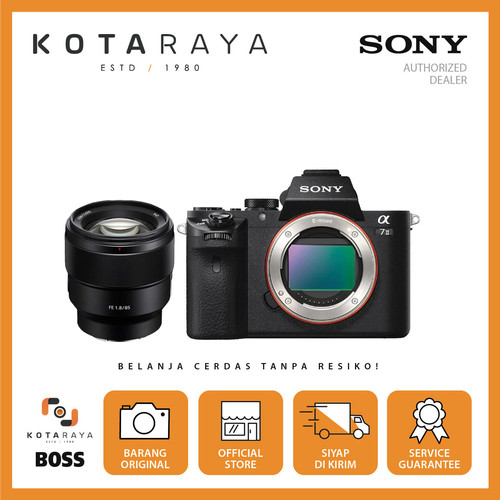 Sony Alpha A7 II / A7 Mark II / a7ii Body + SEL85F18 GARANSI RESMI