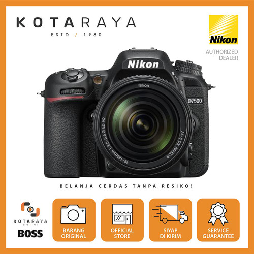 Nikon D7500 Kit AF-S 18-140mm ED VR DSLR CAMERA GARANSI RESMI