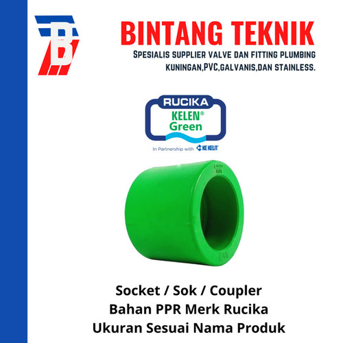 Socket / Sok PPR Rucika 3/4" (25 mm)