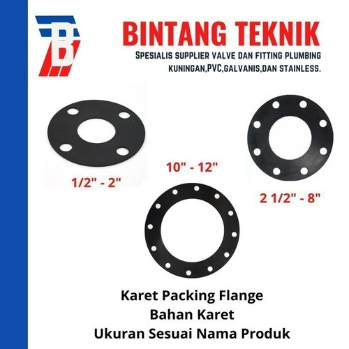 Karet Packing Flange 12" inch