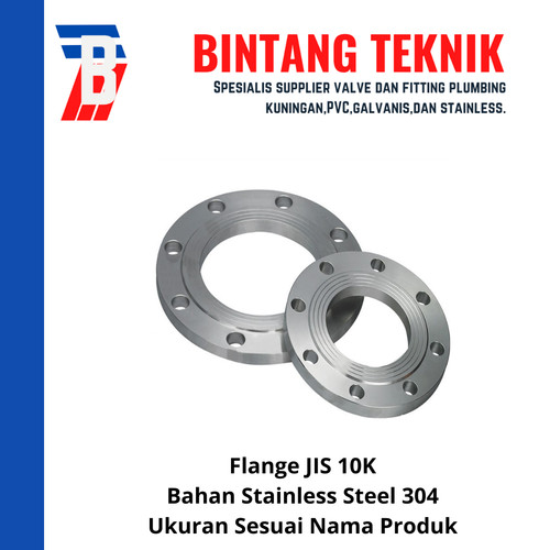 Flange 3" inch Stainless 304 JIS 10K