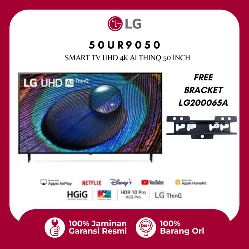 LG Smart TV UHD 4K AI Thinq 50 Inch 50UR9050