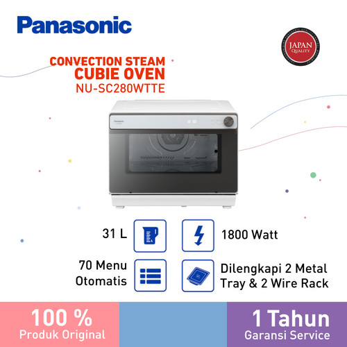 Panasonic NU-SC280WTTE Convection Steam Cubie Oven [31 L]