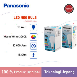 Panasonic Lampu Bohlam LED Neo Bulb 15 Watt - Warm White