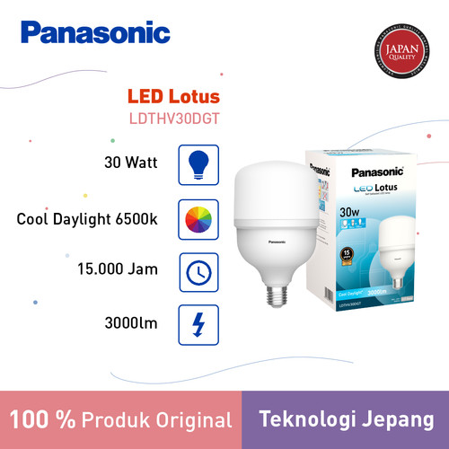 Panasonic Lampu Bohlam LED Lotus Bulb 30 Watt - Cool Daylight