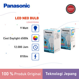 Panasonic Lampu Bohlam LED Neo Bulb 9 Watt - Cool Daylight