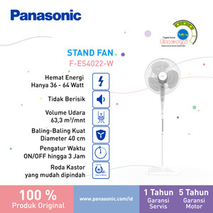 Panasonic F-ES4022-W - Kipas Angin Berdiri / Stand Fan