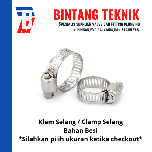 Klem Selang / Clamp Selang Besi