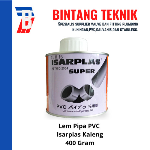 Lem PVC Isarplas Kaleng 400 Gram