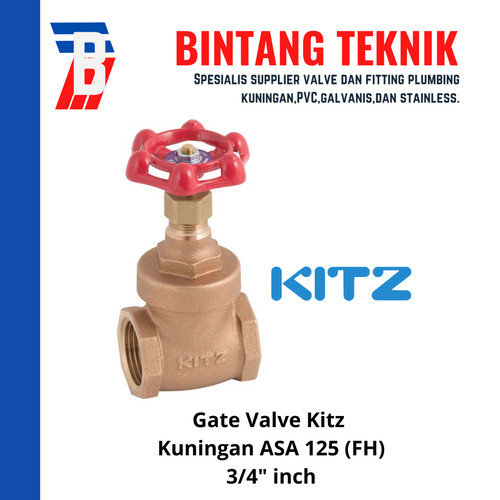 Gate Valve Kitz Kuningan 3/4" inch