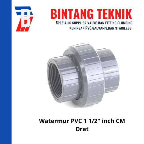 Watermur PVC 1 1/2" inch CM (Drat)