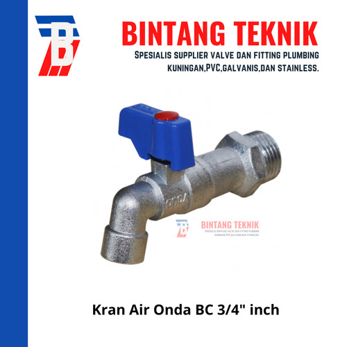 Kran Air / Kran Taman Onda BC 3/4" inch