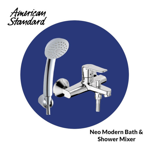 American Standard Neo Modern Keran Bath & Shower Mixer w/ Shower Kit