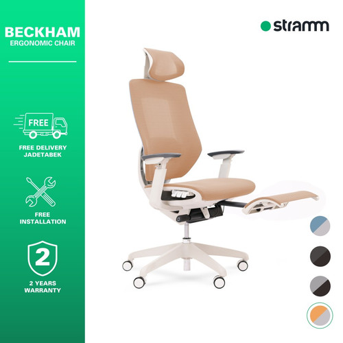 Kursi Kantor Ergonomis Stramm Beckham I with Footrest