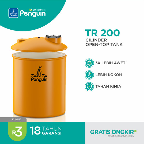 Penguin Toren Tandon Tangki Air Cylinder Tank TR 200 2000 Liter