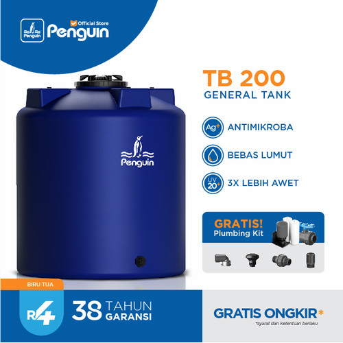 Penguin Toren Tandon Tangki Air General Tank TB 200 2000 Liter