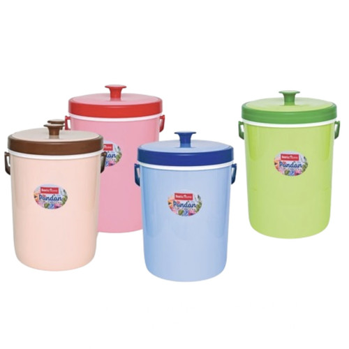 BasicHome by LionStar Rice Ice Bucket 17 Liter Pandan Termos Nasi Thermos Es Cool Box Tahan Dingin Panas Tempat Penyimpanan Nasi Es Batu Dengan Handle Pegangan