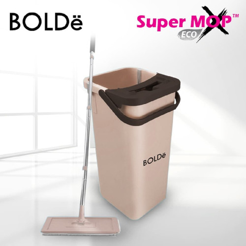 BOLDe Super Mop X Eco Alat Dorongan Pel Lantai Tongkat Ember SuperMop