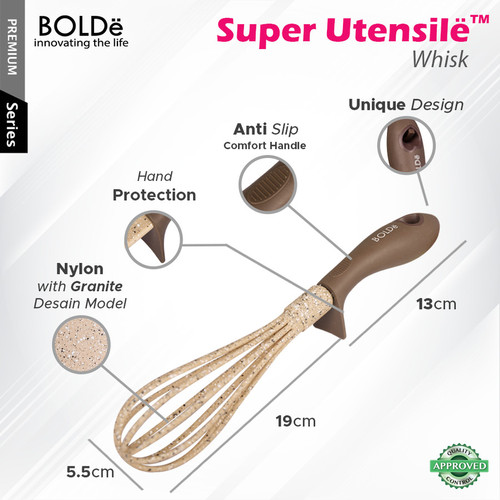 BOLDe Whisk Whisker Super Utensile Pengocok Telur Balloon Egg Beater