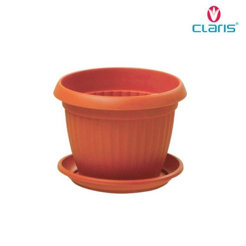 Claris 5818 Pot Bunga Tanaman Kembang Tatakan Florence 18 cm Plastik