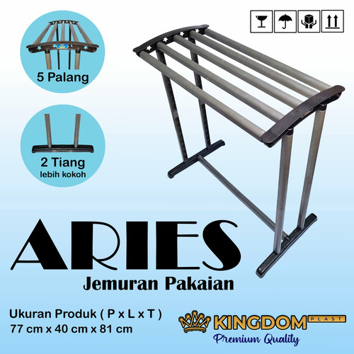 Rak Jemur Gantungan Handuk Jemuran Pakaian Towel Stand Hanger Kingdom