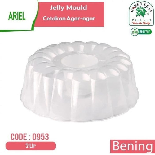 Green Leaf 0953 Cetakan Agar Pudding Jelly Mould Puding Plastik Ariel