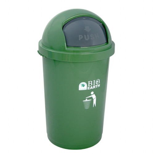 Green Leaf 2150 Kotak Tempat Sampah Bio Dustbin 50 Liter Bulat Tutup