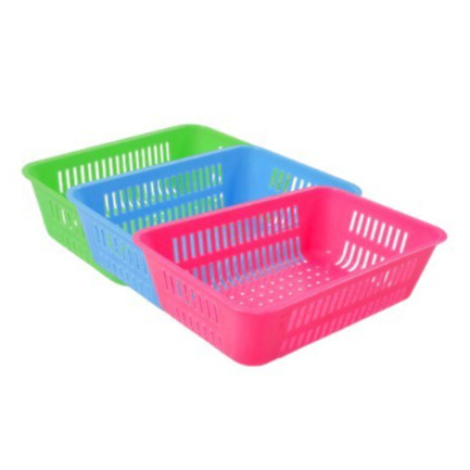 Hawaii 5615 Keranjang Nampan Square Basket Tempat Surat Tray Segi Box