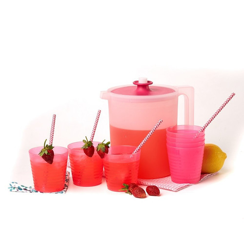 CPM Eskan Teko Air Yeppo Pitcher Set Dengan 5 Pcs Gelas Plastik