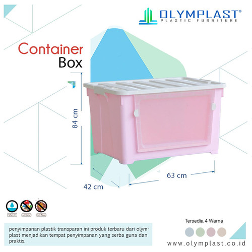 Olymplast OBC Box Container 62 Liter Kotak Plastik Penyimpanan Storage