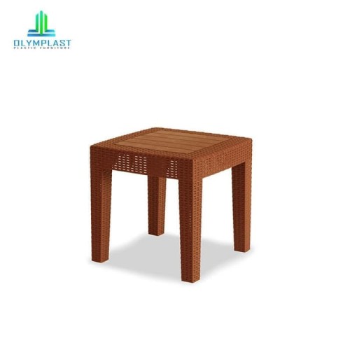 Olymplast OCT-R Meja Plastik Coffee Table Rotan Rattan Kopi Sudut Tamu