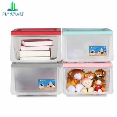 Olymplast OSS Pure Colour Storage Solution Container Box Kotak Plastik