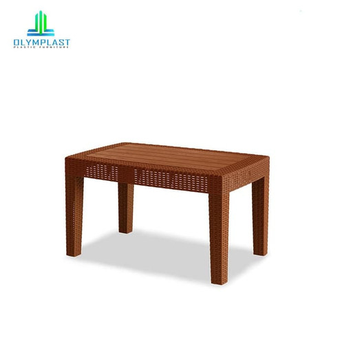 Olymplast OST-R Meja Plastik Sofa Table Rotan Rattan Ruang Tamu Teras