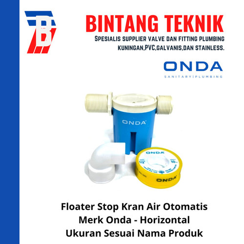 Pelampung Floater Kran Air Otomatis 3/4" Onda - Horizontal