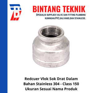 Reducer Vlok Sok Stainless (SUS) 304 3/8" x 1/4"