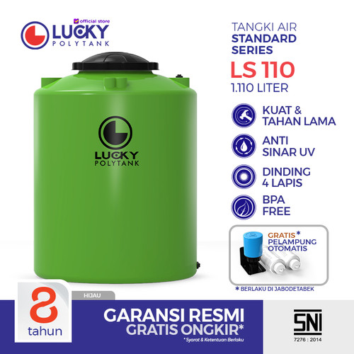 Tangki / Toren Air Standar Lucky 1100 liter (LS 110)