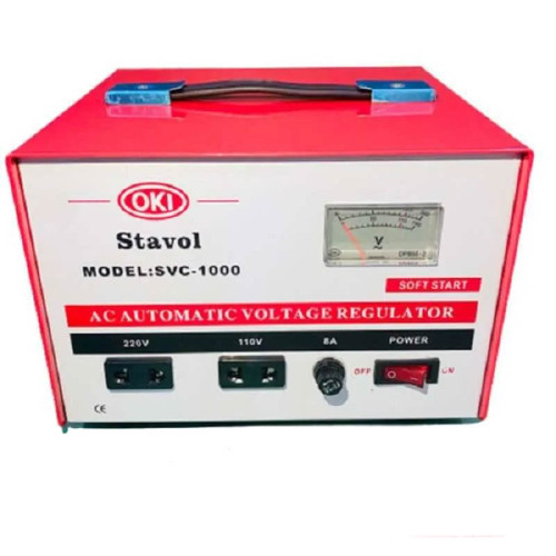 Oki Stavol SVC-1000 Stabilizer Listrik 1000W Ori Baru SVC1000 1000VA